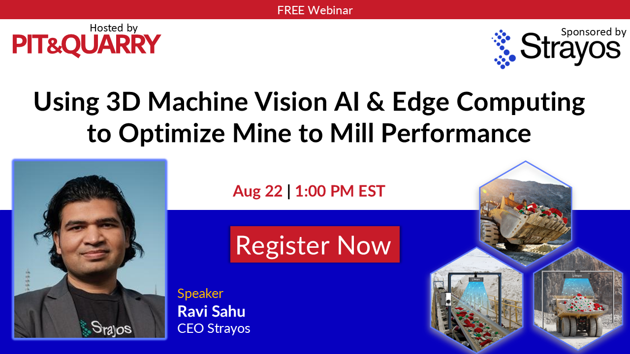 Webinar Summary: Using 3D Machine Vision AI System & Edge Computing to Optimize the Mine-to-Mill Performance