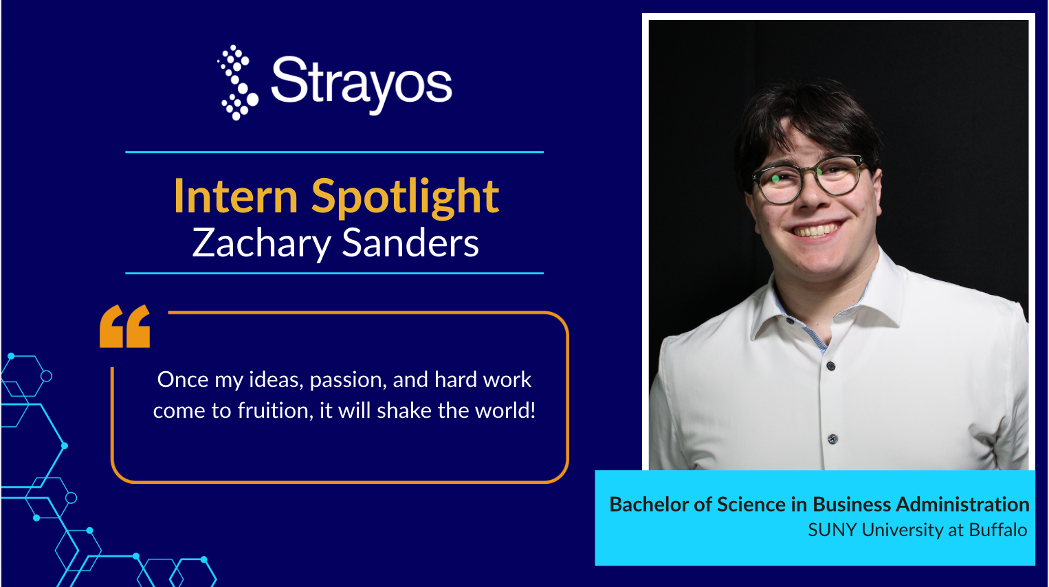 Intern Spotlight - Zachary Sanders